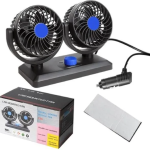 VENTILADOR DOBLECABEZA 12CM 12V
