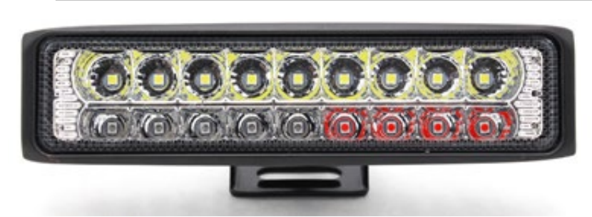 Captura de pantalla 2024-03-22 a la(s) 00.02.05 FARO LED (PLATANITO) 3030 18LEDS 18W LUZ BLANCA + LUZ AZUL Y ROJA ESTROBO 8-100V - Imagen 1