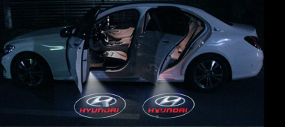 PROYECTOR DE LOGO HYUNDAI PARA PUERTA - Imagen 2