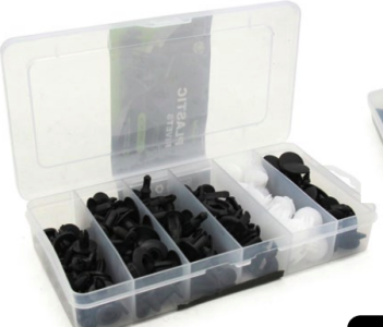 KIT GRAMPAS 350 PCS 12 MODELOS EN CAJA TRANSPARENTE - Imagen 2