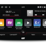 RADIO ANDROID Y CARPLAY KBT 9" 2X64