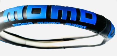 FORRO DE TIMÓN DE LÁTEX - MARCA MOMO - COLOR AZUL