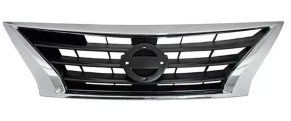 WhatsApp Image 2025-02-22 at 10.42.45 (1) Máscara Delantera Cromada Nissan Versa 2015 - Imagen 1